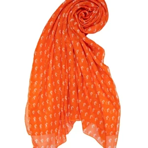 Knallerangebot Skogen Tuch mit Hirschmotiv, Orange